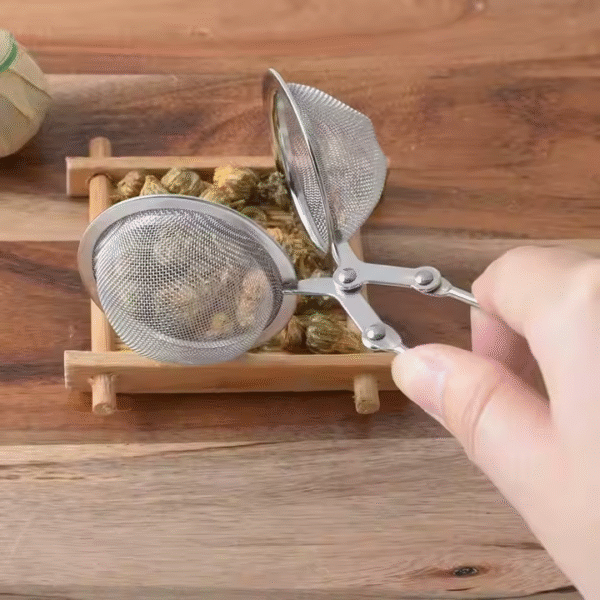 Snap Ball Tea Strainer with Handle - Image 3