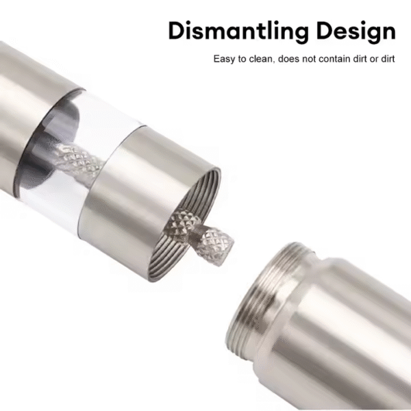 Thumb Pepper Grinder Stainless Steel Salt Grinder Pepper Mill Single Hand Mini Salt Grinder - Image 6
