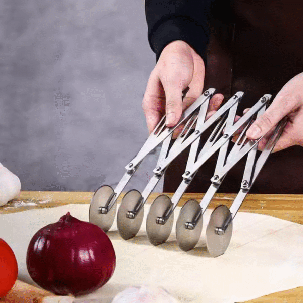 Stainless Steel 3/5/7 Wheel Pizza Cutter Wheel Pastry Dough Slicer Roller Cake Tools - Image 4