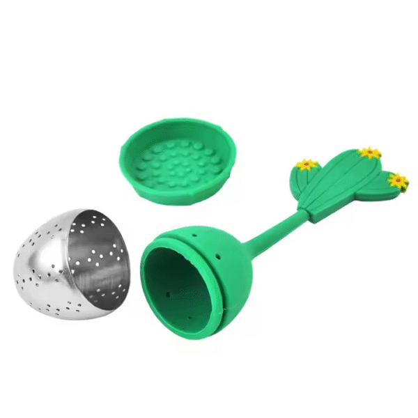 Wholesale Standard Silicon Handle Stainless Steel Tea Strainer - Image 4
