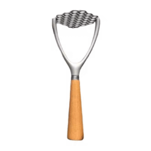 Wood Carrot Food Masher Ricer Aluminium Alloy Potato Masher