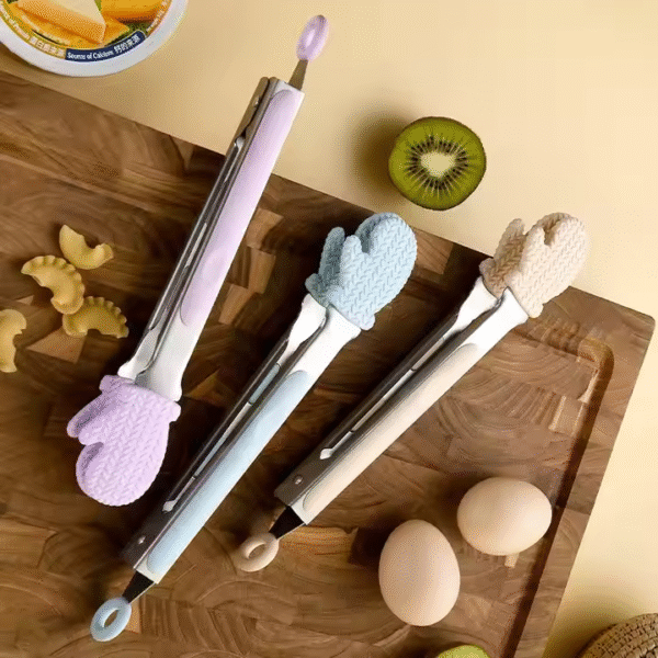 Non-slip Food Clip Silicone Food Tong Hand Shape with Locking Buckle Food Clip Baking Bread Clip - Image 5