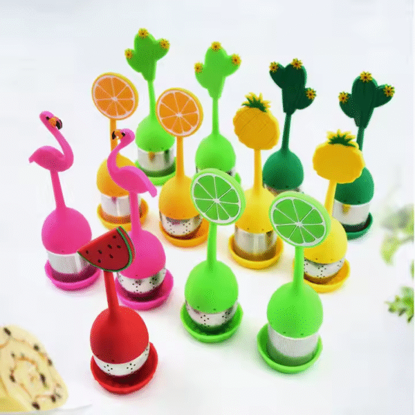 Wholesale Standard Silicon Handle Stainless Steel Tea Strainer - Image 2
