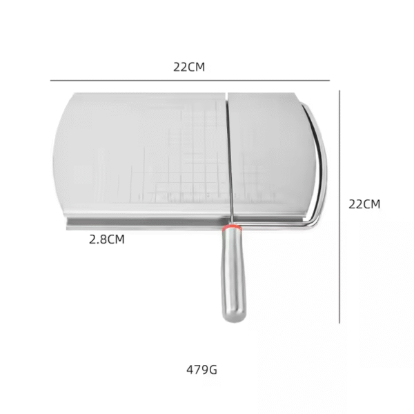 Scale Stainless Steel Foie Gras Cheese Ham Cheese Butter Slicer Wire Cheese Slicer - Image 3