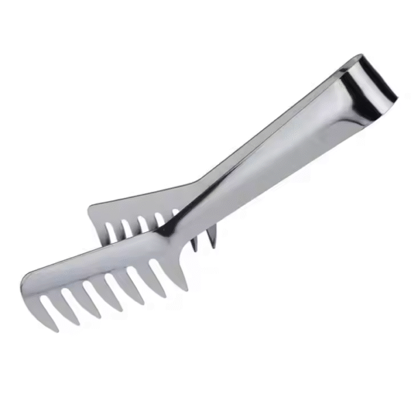 Cooking Food Serving Tongs Noodle Tongs Silver Multi Purpose Food Clips Cooking Utensils 430 Stainless Steel - Image 4