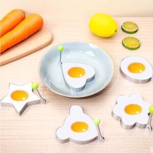 Cartoon Shape Custom Egg Rings Factory Wholesale Egg Tool for Frying Egg of Breakfast