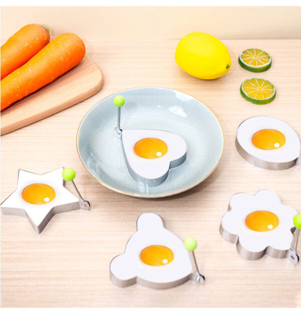 Cartoon Shape Custom Egg Rings Factory Wholesale Egg Tool for Frying Egg of Breakfast