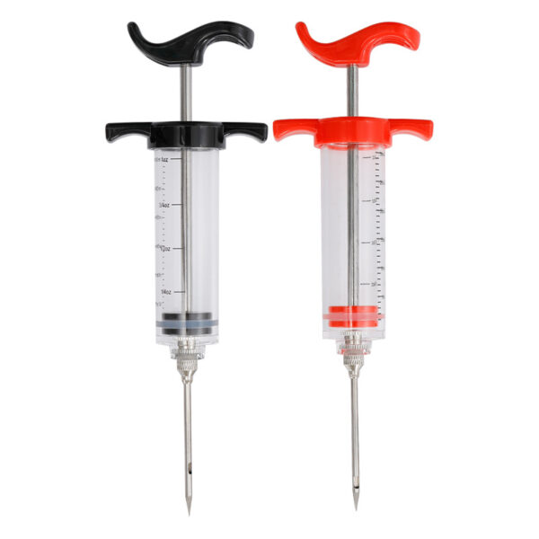 Stainless Steel Meat Syringe with Screw-on Meat Needle - Image 3